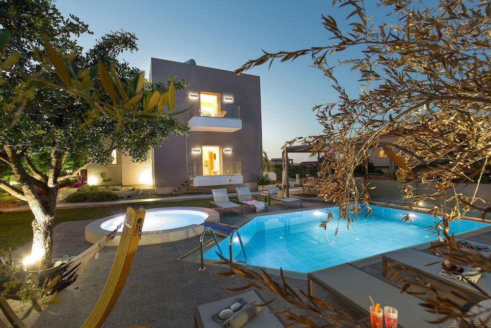 Villa Kastellakia Executive - Heated Pool Rethymno Esterno foto