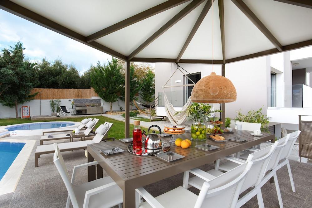Villa Kastellakia Executive - Heated Pool Rethymno Esterno foto